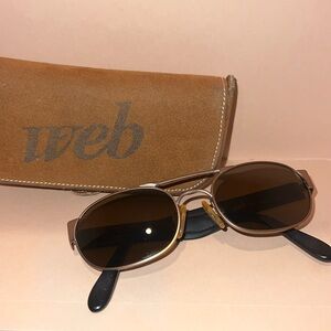 Web Brown Gold 2007 Medium 018S Sunglasses